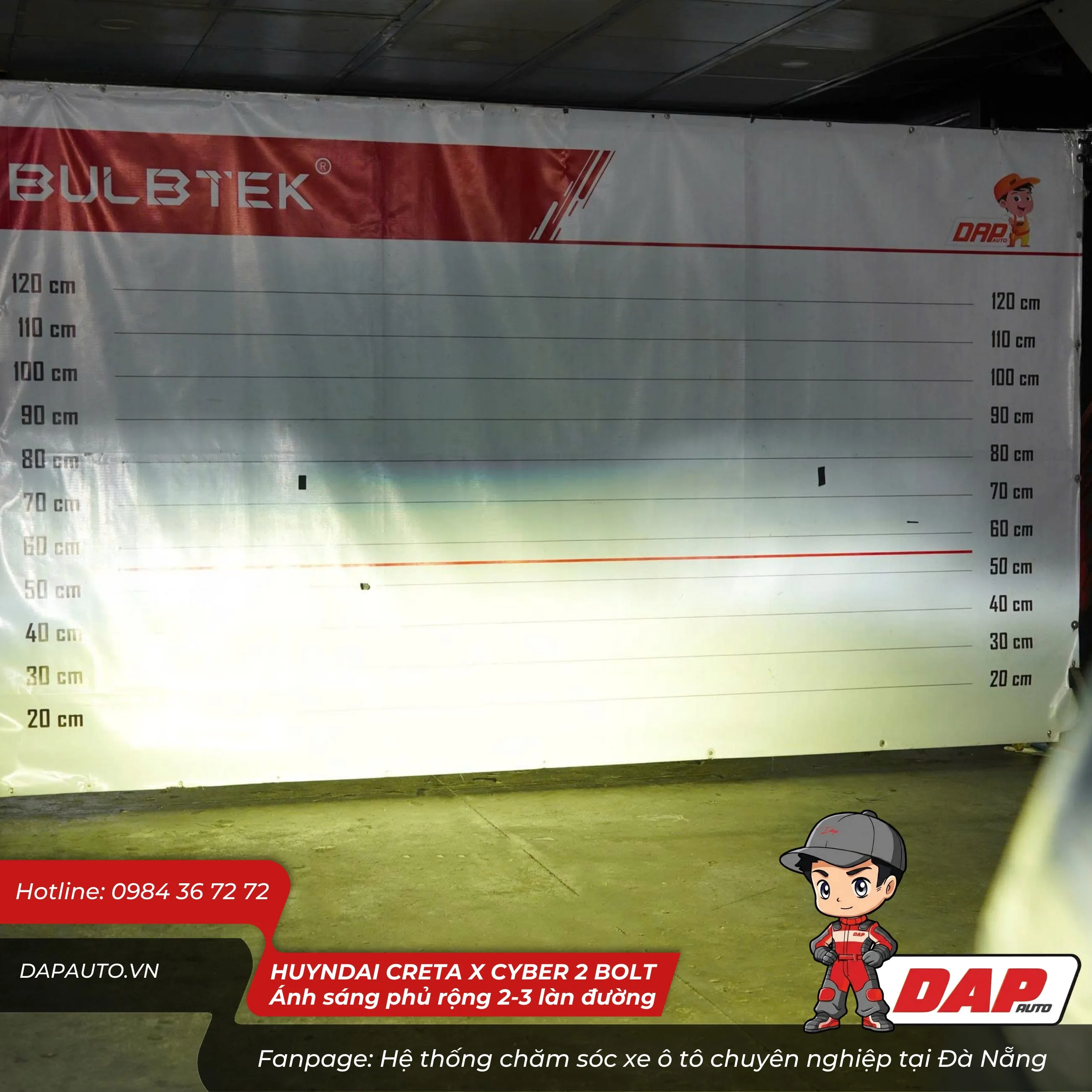 Hình ảnh thực tế Ánh sáng Pha của Cyber 2 Bolt Bulbtek