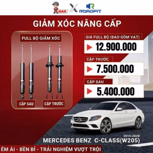 Phuộc giảm xóc Roadfit cho Mercedes Benz C-Class(W205)