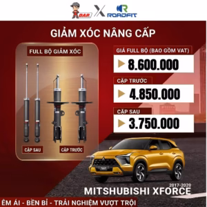 Phuộc giảm xóc Roadfit cho Mitsubishi XForce 2017-2020