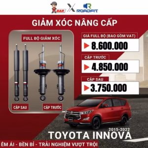 Phuộc giảm xóc Roadfit cho Toyota Innova (2015 - 2022)