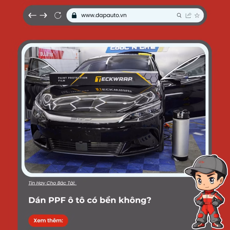 Dán PPF ô tô có bền không
