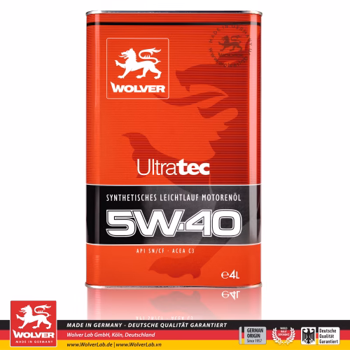 Nhớt ô tô Wolver Ultra Pro 5W40