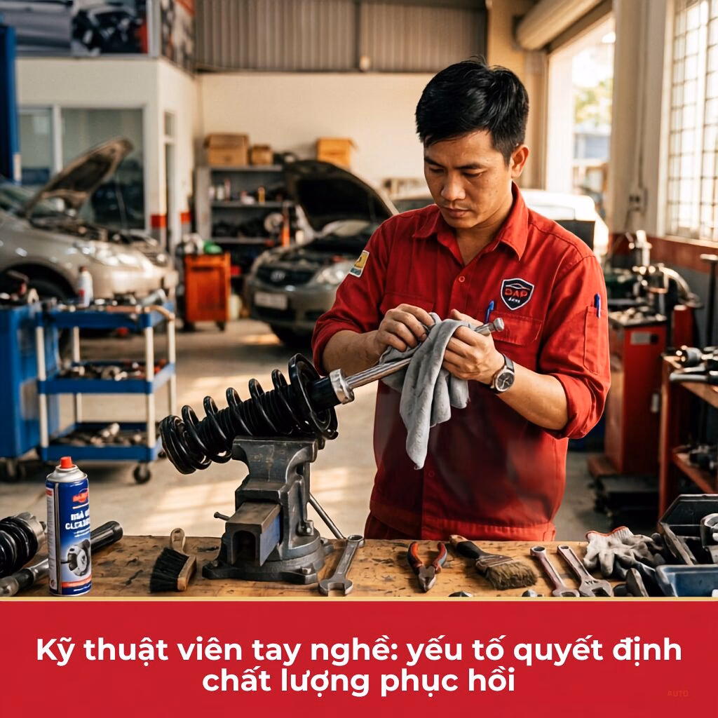 Kỹ thuật viên tay nghề- yếu tố quyết định chất lượng phục hồi