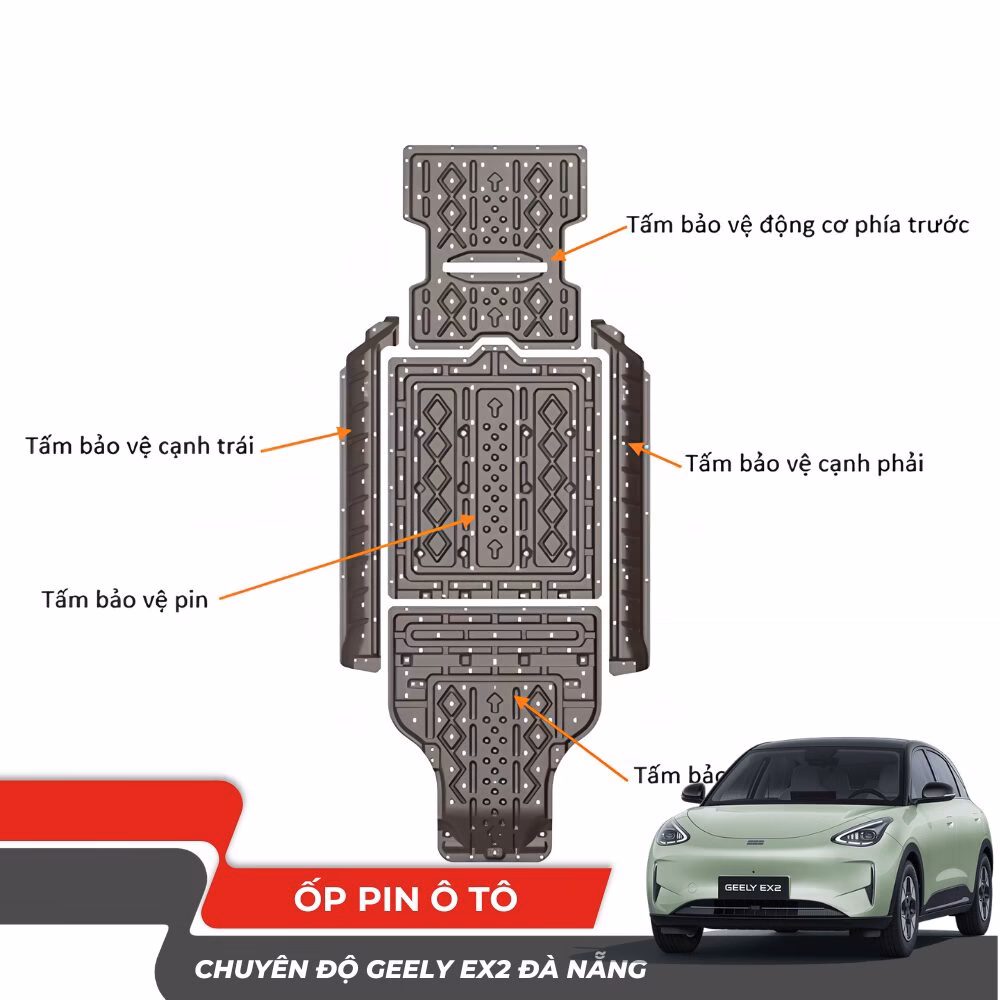 Ốp bảo vệ pin Icar Armor Pro Geely EX2