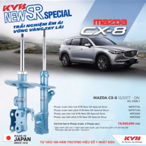 Phuộc giảm xóc KYB New SR cho Mazda CX-8 2017+
