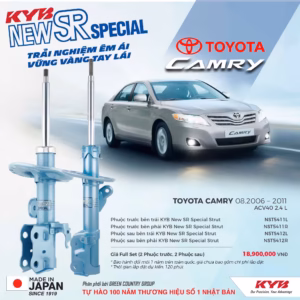 Phuộc giảm xóc KYB New SR cho Toyota Camry 2006-2011