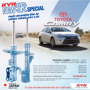 Phuộc giảm xóc KYB New SR cho Toyota Camry 2011-2017