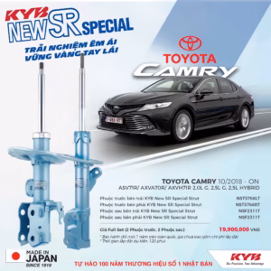 Phuộc giảm xóc KYB New SR cho Toyota Camry 2018+